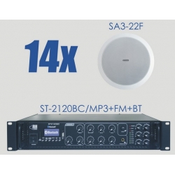 Zestaw ST-2120BC/MP3+FM+BT + 14x SA3-22F