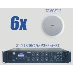 ST-2180BC/MP3+FM+BT + 6x TZ-805T-2